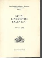 Studi linguistici salentini, volume 9