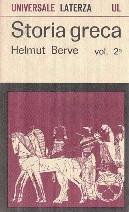 Storia greca vol 2 - Helmut Berve - copertina