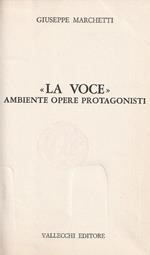 La voce ambiente opere protagonisti