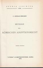 BeitrÃ¤ge zum RÃ¶mischen adoptionsrecht