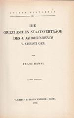 Die griechin staatsvertrÃ¤ge des 4. jahrhunderts v. christi geb