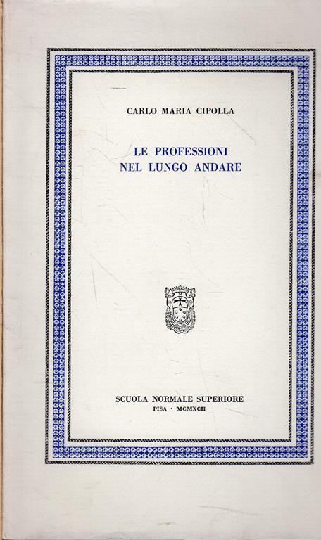 Le professioni nel lungo andare - copertina