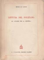 Lettura del poliziano. Le 