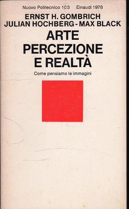 Arte, percezione e realtà - copertina