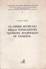 Le opere musicali della Fondazione Querini-Stampalia di Venezia