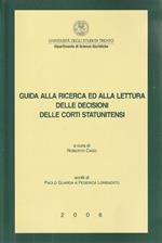 Guida alla ricerca ed alla lettura delle decisioni delle corti statunitensi