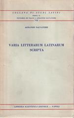 Varia litteraum latinarum scripta