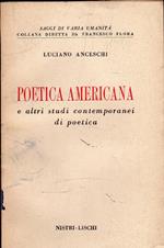 Poetica Americana e altri studo contemporanei di poetica