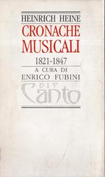 Cronache musicali (1821-1847)