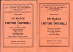 En Marge de L'idstoire Universelle. 2 tomes