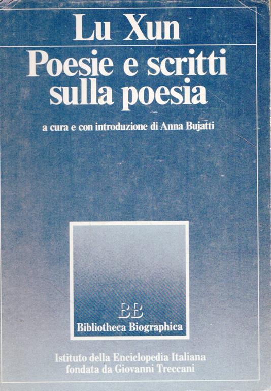 Poesie e scritti sulla poesia - Xun Lu - copertina