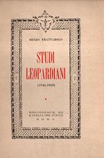 Autografato !! Studi leopardiani (1940.1949)