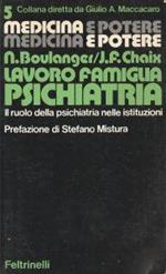 Lavoro famiglia psichiatria. Il ruolo della psichiatria nelle istituzioni