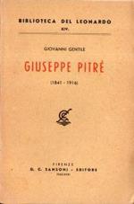 Giovanni Pitrè. Giovanni Gentile, Sansoni (1940)