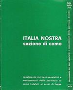 Italia Nostra: sezione di como, censimento dei beni paesistici e monumentali della provincia di Como tutelati ai sensi di legge