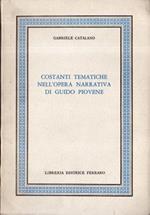 Costanti tematiche nell'opera narrativa di Guido Piovene