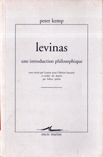 Levinas, une introduction philosophique - copertina