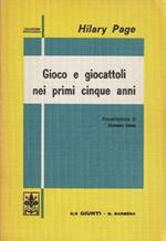 Gioco e giocattoli nei primi cinque anni