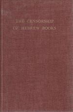 The censonship of hebrew books