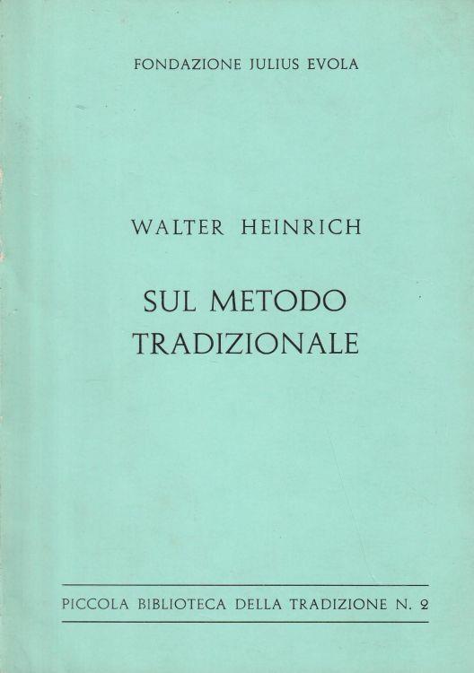 Sul metodo tradizionale - copertina