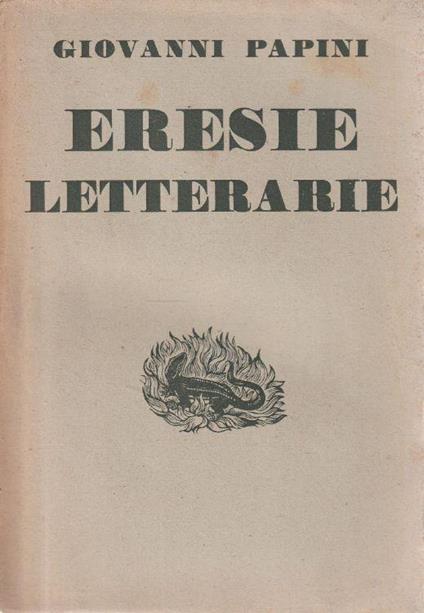 Eresie letterarie (1905-1928) - copertina