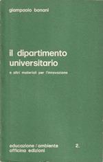 Il dipartimento universitario e altri materiali per l'innovazione