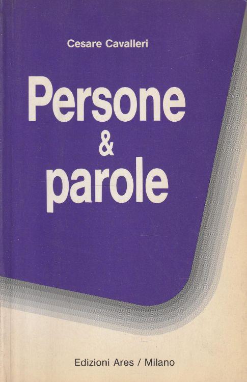 Persone & parole - copertina