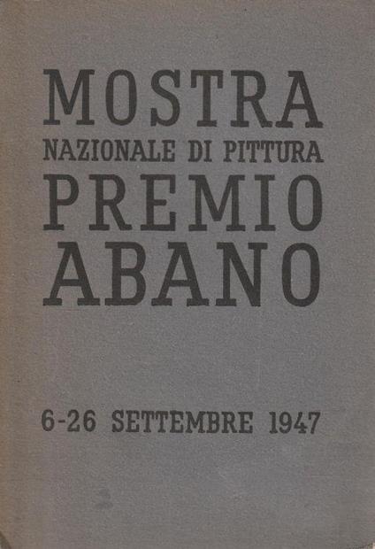 Mostra nazionale di pittura premio Abano - copertina