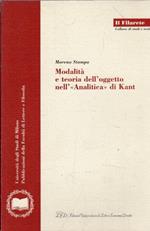 Modalità e teoria dell'oggetto nell'Analitica di Kant