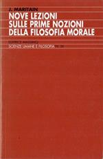 Nove lezioni sulle prime nozioni della filosofia morale