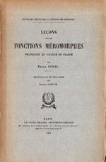 Leçons sur les Fonctions Méromorphes