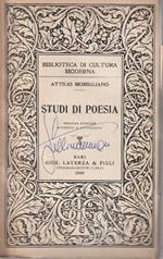 Studi di poesia di Attilio Momigliano