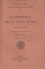 Benedetto Croce. La letteratura della nuova Italia: saggi critici. Volume secondo
