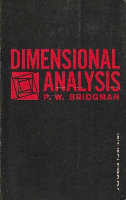 Dimensional analysis - copertina