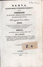 Compendio di Materia Medico - Terapeutica, Teorico - Pratica