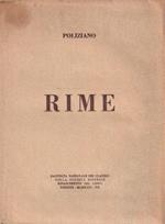 Rime di Poliziano