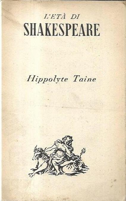 L' età di Shakespeare - Hippolyte Taine - copertina