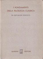 I fondamenti della filologia classica