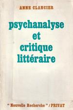 Psycanalyse et critique littéraire