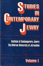 Studies in contemporary Jewry, volume I