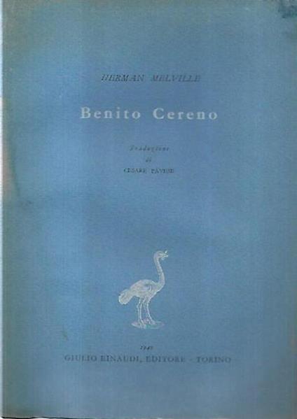 Benito Cereno - Herman Melville - copertina