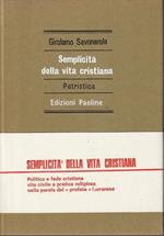 Semplicità della vita cristiana