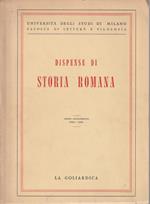 Dispense di storia romana Anno accademico 1963-1964