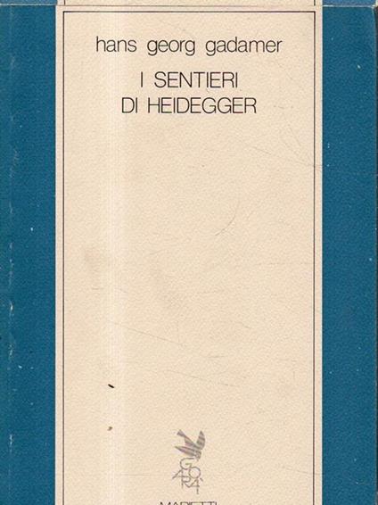 I sentieri di Heidegger - copertina