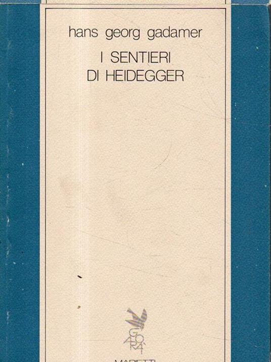 I sentieri di Heidegger - copertina