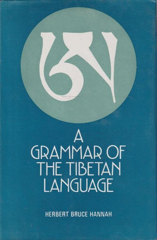 A grammar of the tibetan language - copertina