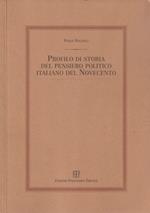 Profilo di storia del pensiero politico italiano del Novecento