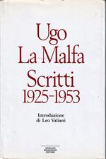 Scritti 1925-1953. Volume I