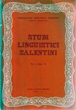 Studi linguistici salentini. Vol. 5 (fasc. 1)