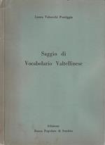 Saggio di Vocabolario Valtellinese